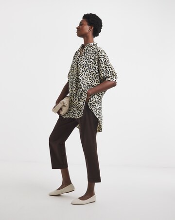 Printed Oversized Blouse