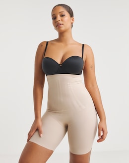 Miraclesuit Modern Miracle Firm Control  High Waist Thigh Slimmer Warm Beige