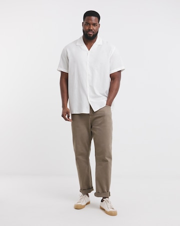 Jack & Jones Breeze Resort Linen Shirt - White