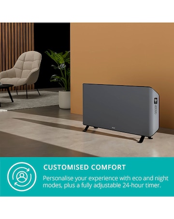 Duux Edge 1000 Smart Convector Heater Grey
