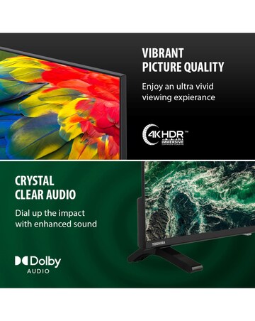 Toshiba 43UV1563DB 43in 4k Ultra HD Smart TV with Freely