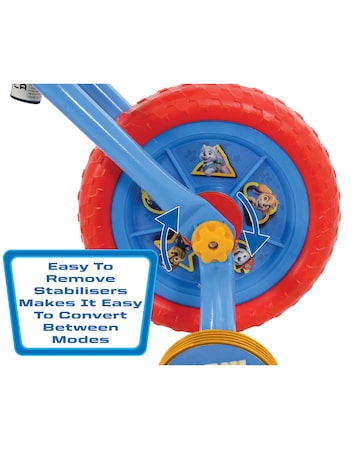 PAW Patrol 2-in-1 10 Inch Training Bike