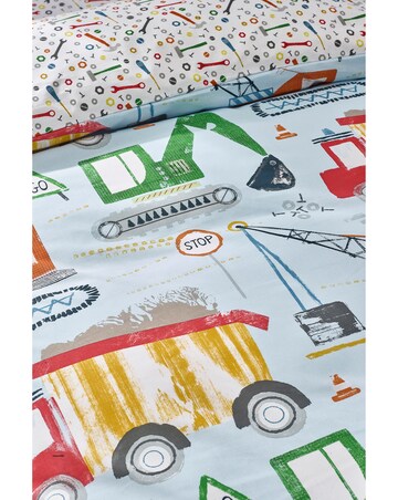 Catherine Lansfield Kids Digger Dreams Duvet Cover Set
