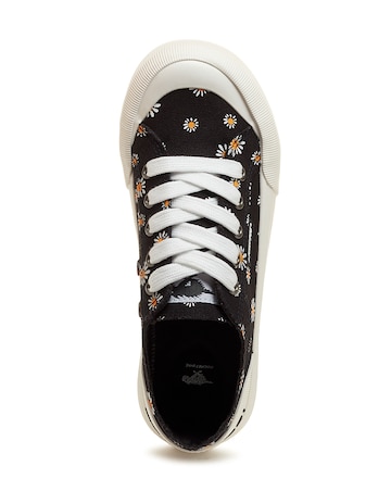 Rocket Dog Dixie Daisy Jazzin Plus Lace Up Canvas Trainers