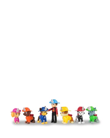 Paw Patrol Fire Rescue Team 7 Action Figures Pack