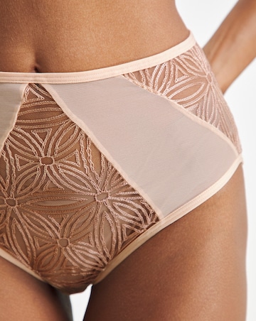 Contemporary Geo Lace Full Fit Brief