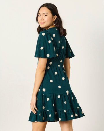 Fatface Grace Spot Jersey Mini Dress