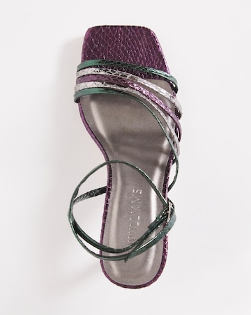 Strappy Crossover Sandal - Wide Fit (E)