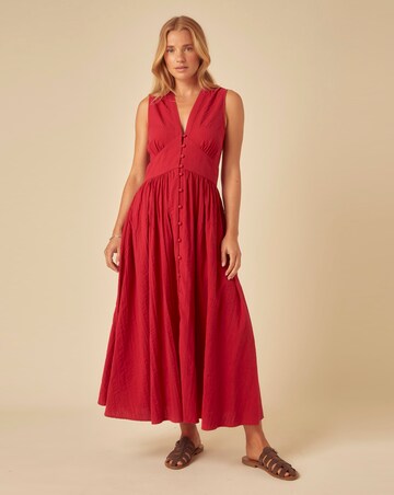 Nobody's Child Sleeveless Starlight Midi Dress Plain