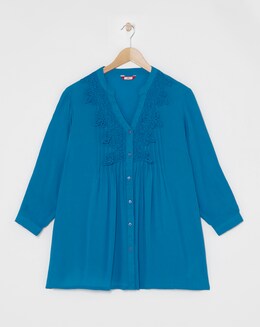 Joe Browns Favourite Longline Crinkle Blouse