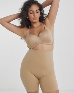 MAGISCULPT Medium Control Smooth & Sculpt Thigh Shaper Almond