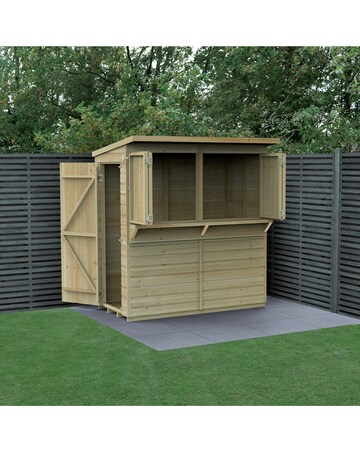 Forest Pressure Treated Shiplap 6x3 Pent Garden Bar (Home Delivery)