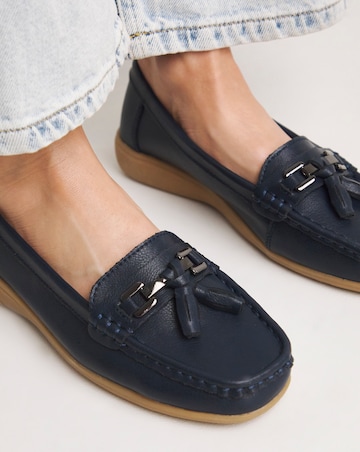 Samara Leather Loafers - Extra Wide Fit (EEE)