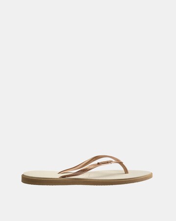 Havaianas Slim Point Nude Sandals