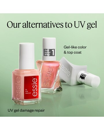 Gel by essie Size Me Up Metallic Burgundy Red Nail Polish, 13.5ml