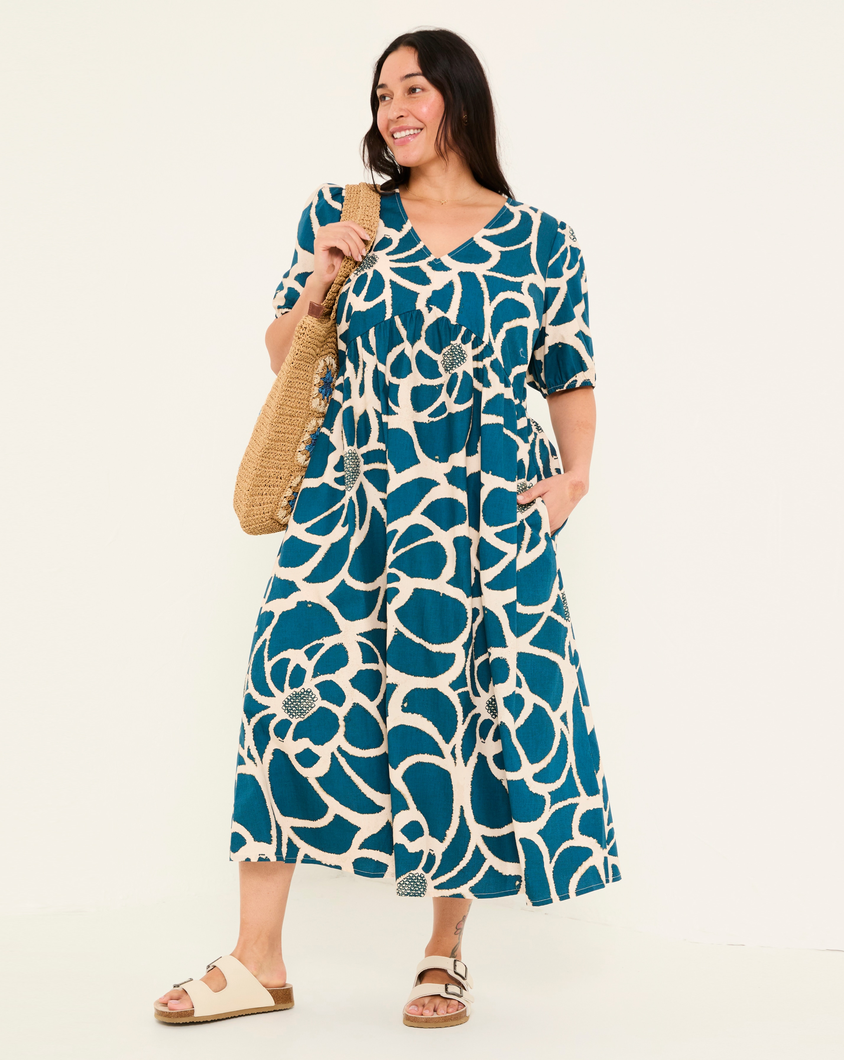 FatFace Remi Shibori Midi | Ambrose Wilson