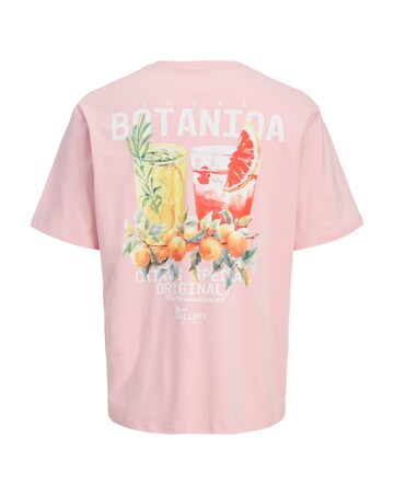 Jack & Jones Botaniq Back Graphic T-Shirt - Pink