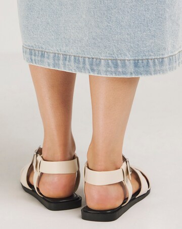 Dahlia Fisherman Flat Sandals Ex Wide Fit Simply Comfort