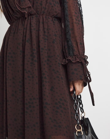 Frill Detail Maxi Dress