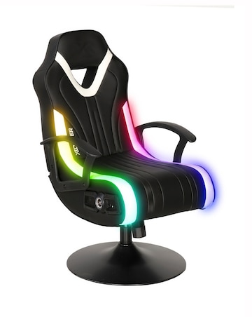 X Rocker Fury 2.1 Audio LED Console Gaming Chair for Juniors - Black