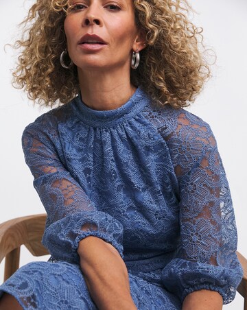 Joanna Hope Lace Midi Dress