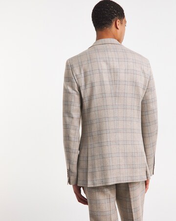Stone Heritage Check Reg Fit Suit Jacket