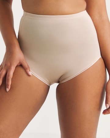 Naomi&Nicole Unbelievable Comfort Firm Control Waistline Brief Beige