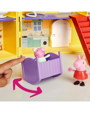 Peppa Pig's Big Family House Playset with Baby Evie