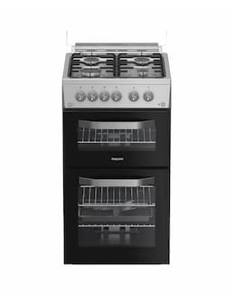 Hotpoint HDG5GCX 50cm Gas Double Cooker - Stainless Steel