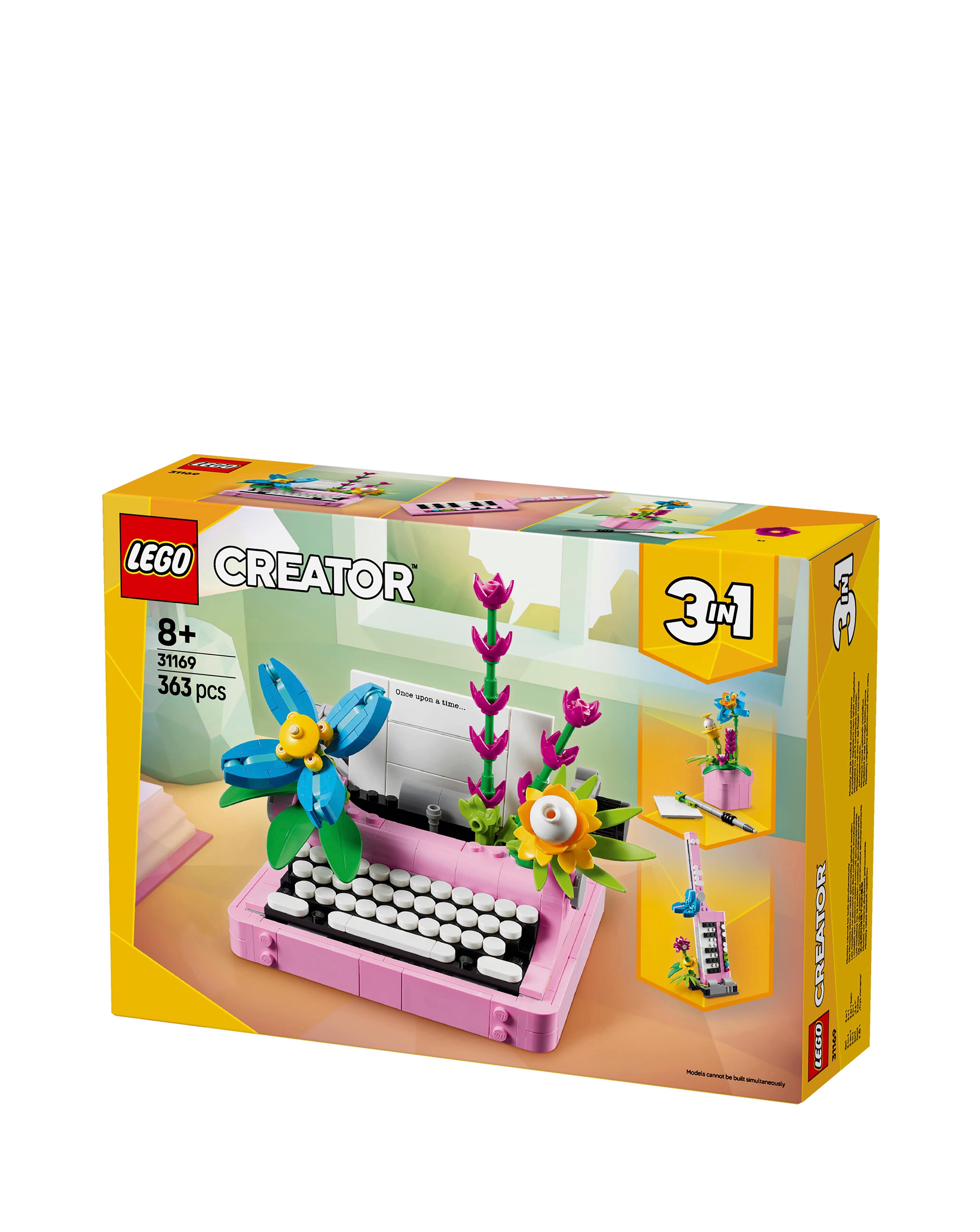 LEGO Creator 3in1 Typewriter with Flowers Toy Playset 31169
