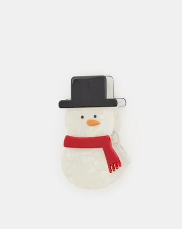 Accessorize Christmas Snowman Claw Clip