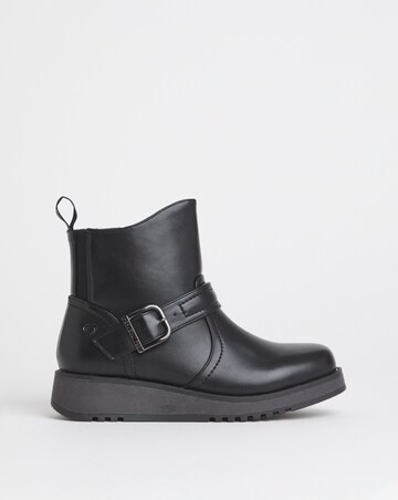 Heavenly Feet Cherish Buckle Boots Ex Wide Fit