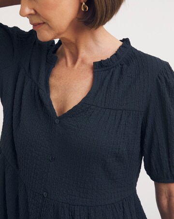 Crinkle Tiered Top