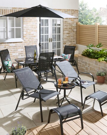 Malaga 11 Piece Dining & Lounge Set