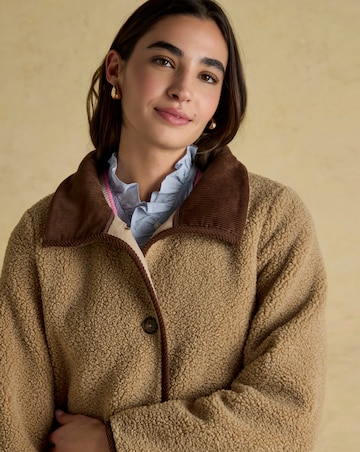 Joules Sadie Button Through Fleece