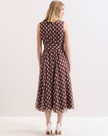 Phase Eight Lucinda Spot Midi Dress