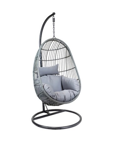 Charles Bentley Rattan Egg Swing Chair