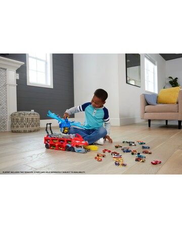 Hot Wheels City Ultimate Dual Dragon Transporter Playset