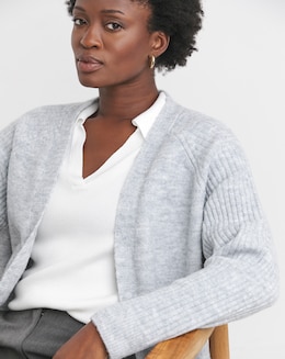 Seam Detail Edge to Edge Cardigan