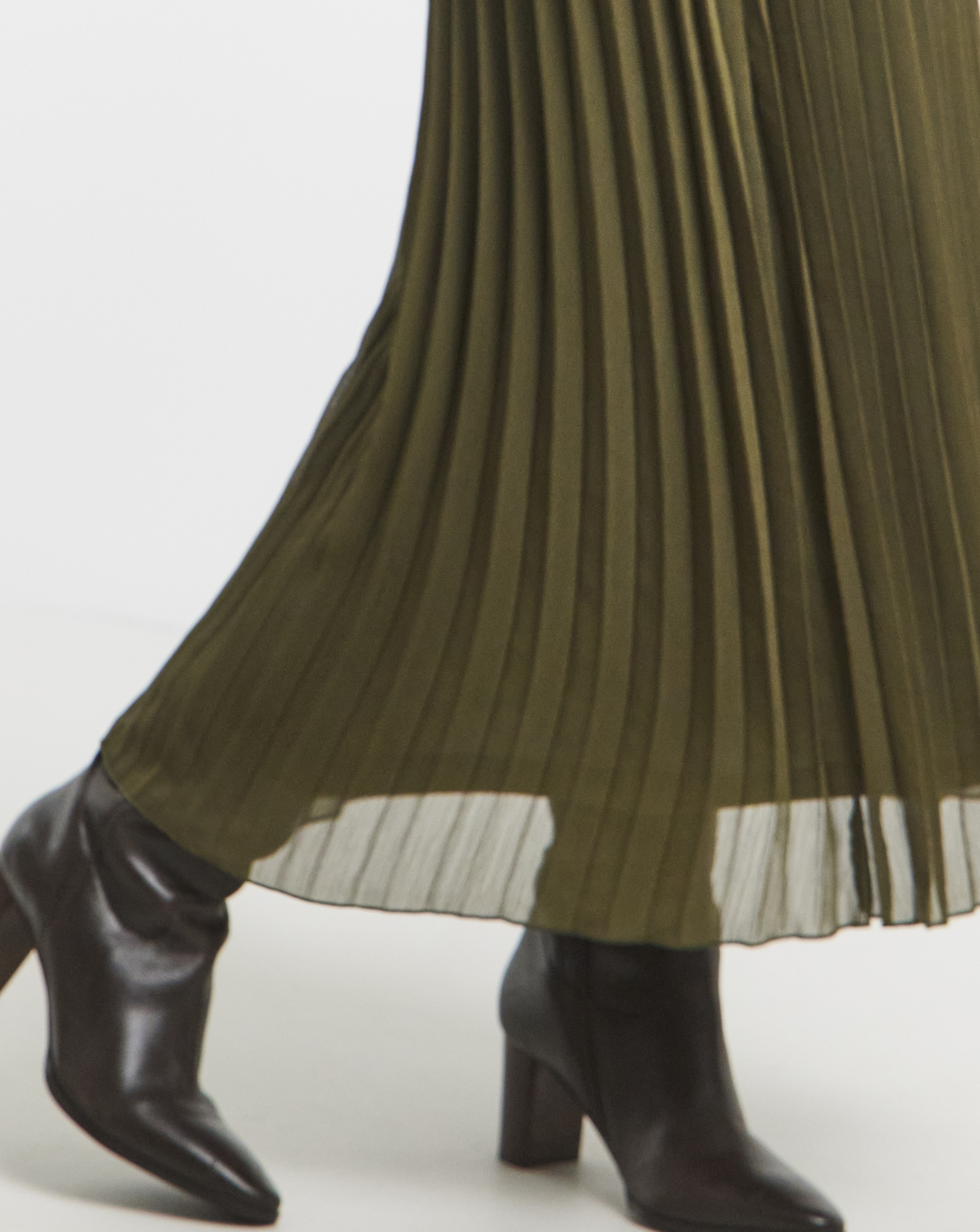 Simply Be Pleated Chiffon Midaxi Skirt