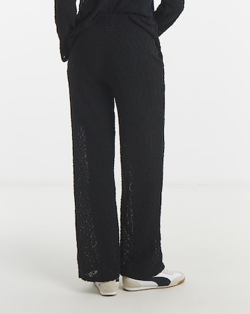 Boucle Wide Leg Joggers