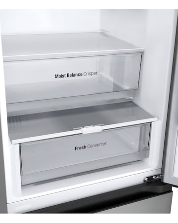 LG GBV3100DPY No Frost Fridge Freezer Silver - D Rated 186 CM