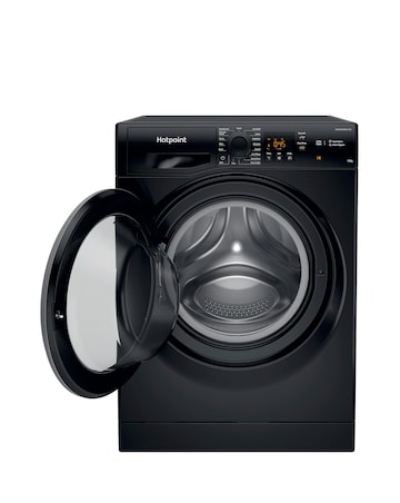 Hotpoint NSWM 1046 BS UK 10kg, 1400rpm, Washing Machine - Black
