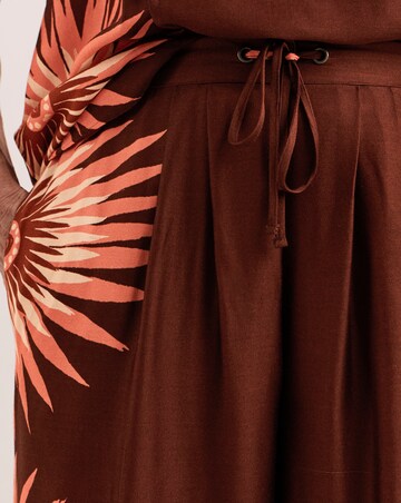 Julipa Printed Tie Waist Trouser Co Ord