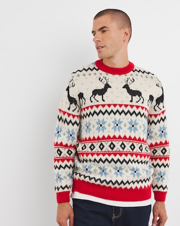Christmas Fairisle Relaxed Fit Jumper