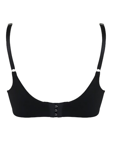 Pour Moi Viva Luxe Full Cup Wired Non Pad Side Support Bra Black