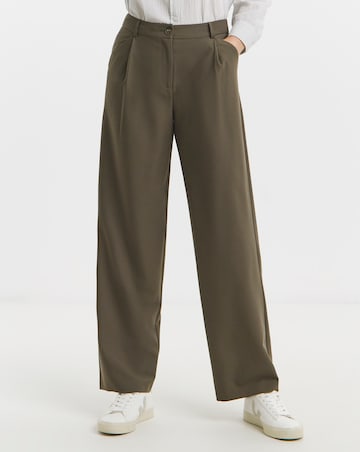 Black Tailored Wide Leg Trousers