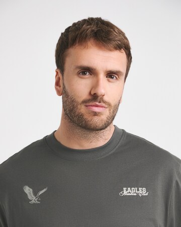 Relaxed Fit Eagle Graphic T-Shirt