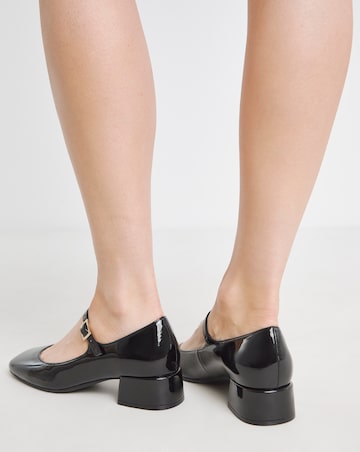 Blithe Low Block Heel Mary Jane - Wide Fit (E)