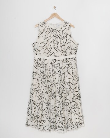 Joanna Hope Mono Pleated Dress